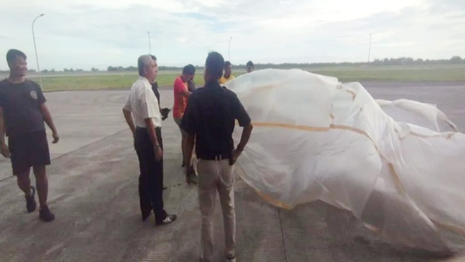 日惹警署呼吁民众不要放飞热气球