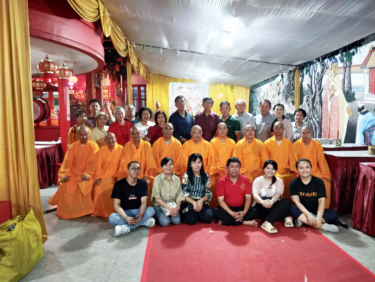 泗水香友会玄天上帝庙举行中元普渡法会 慎终追远 传承孝亲敬祖美德