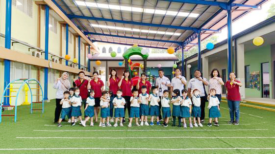 印尼泗水新中三语学校西校区开展地震应急演练
